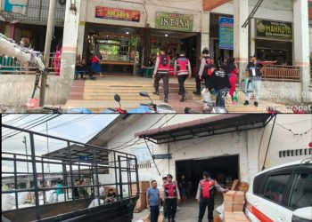 Sat Samapta Polres Labuhanbatu melaksanakan kegiatan patroli R4 di sejumlah titik rawan kriminalitas dan pusat keramaian di seputaran Kota Rantauprapat, wilayah hukum Polres Labuhanbatu, Senin (23/03/2026).