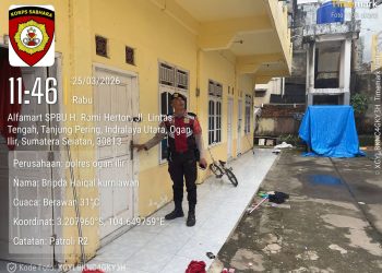 Satuan Samapta Polres Ogan Ilir mengintensifkan kegiatan patroli di kawasan permukiman, khususnya rumah kosong dan kost-kosan mahasiswa yang ditinggal penghuninya.