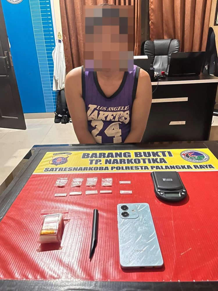Petugas berhasil mengamankan seorang pria berinisial AH (31) yang diduga terlibat dalam peredaran narkotika.