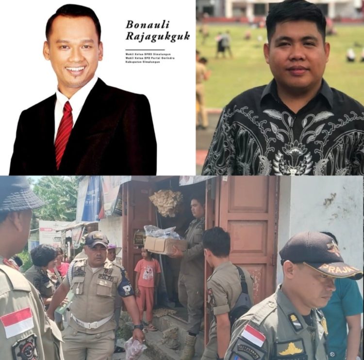 Pembongkaran warung yang terjadi Jumat 13 Maret 2026 kemaren