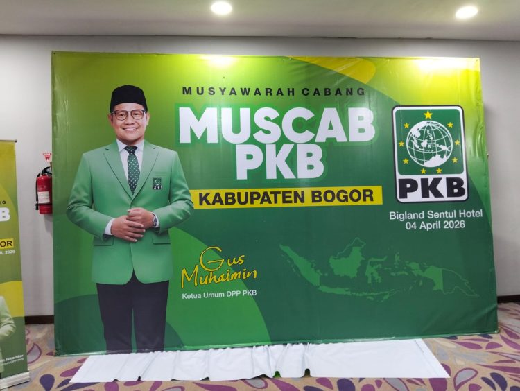 Gelaran Musyawarah Cabang (Muscab) Partai Kebangkitan Bangsa (PKB) Kabupaten Bogor yang berlangsung di Hotel Bigland Sentul