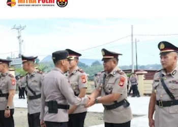 Polres Soppeng resmi menggelar Upacara Serah Terima Jabatan (Sertijab) yang dilanjutkan dengan tradisi kenal pamit