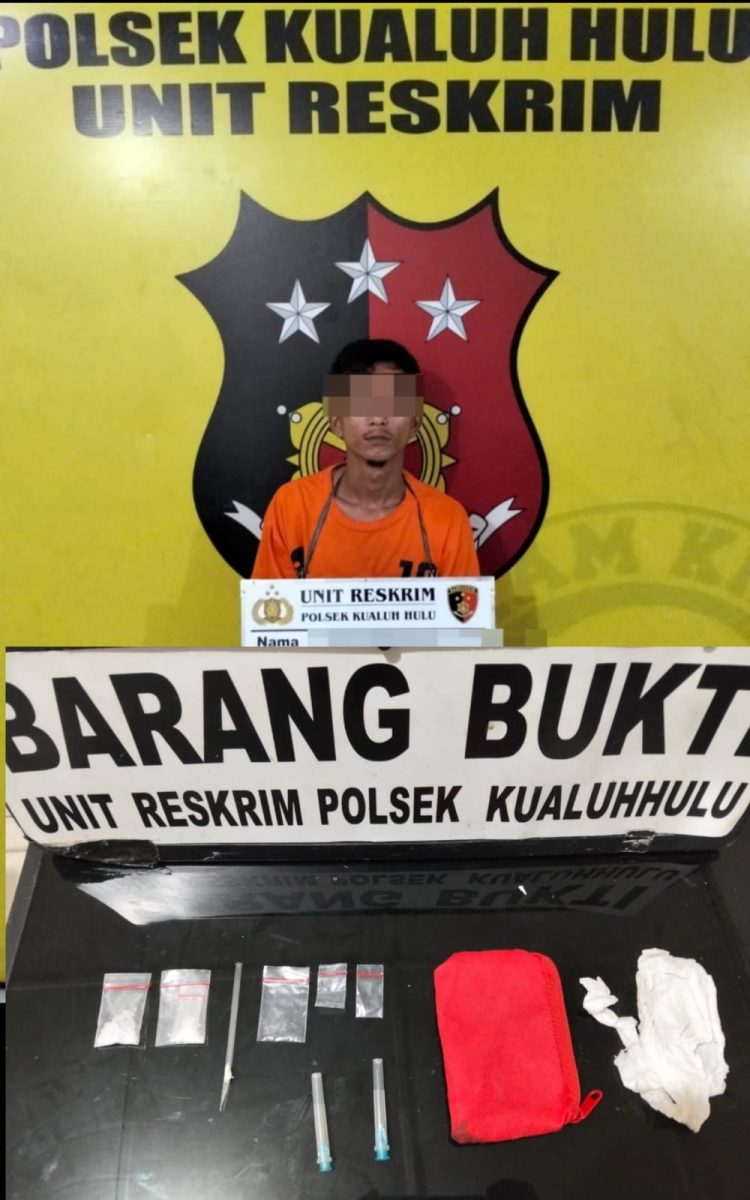 aksi ungkap kasus narkoba dipimpin oleh Kanit Reskrim IPDA Ramadhan Hilal, S.E., S.H. dan team berhasil mengamankan seorang pria berinisial JBM alias Julpan (30) saat berada di lokasi kejadian.