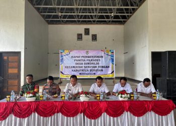 Personel Polsek Seruyan Tengah yang diwakili oleh Kapospol Batu Agung AIPDA Guntur Syaputra, S.H., menghadiri rapat pembentukan panitia Pemilihan Kepala Desa (Pilkades) Desa Sukorejo, Kecamatan Seruyan Tengah, Rabu (8/4/2026) pagi.