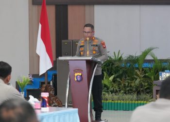 Polda Kalimantan Tengah menggelar Analisa dan Evaluasi (Anev) Gelar Operasional Triwulan I di Gedung Graha Bhayangkara, Rabu (8/4/2026).