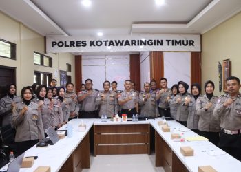 Polres Kotim mengikuti kegiatan Asistensi Bidang Kesekretariatan Polda Kalteng di Aula Presisi Polres Kotim, Kegiatan ini dipimpin oleh Ps.Kasetum Polda Kalteng, Kompol Triyo Sugiono, S.H. didampingi oleh Wakapolres Kotim Kompol Christian Maruli Tua Siregar, S.I.K., M.M