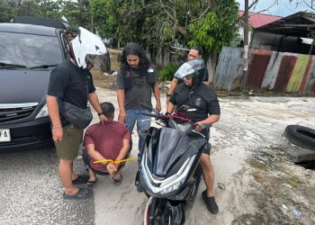 Polsek Baamang Polres Kotim bersama Unit Resmob Satreskrim Polres Kotawaringin Timur telah mengamankan 1 (Satu) orang Laki-laki terlapor NH (39th) yang diduga sebagai Pelaku tindak pidana penggelapan  Sepeda motor Scoopy. Kamis (10/04/26).