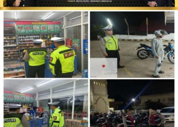 Polres Ogan Ilir bersama Polsek jajaran kembali menggelar Kegiatan Rutin Yang Ditingkatkan (KRYD), Sabtu malam (11/4/2026).