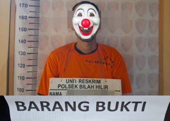 petugas mengamankan seorang pelaku berinisial HS (38), warga Kecamatan Bilah Hilir.