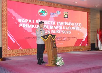 Kegiatan strategis ini dipimpin langsung oleh Wakapolda Sumsel, Brigjen Pol Rony Samtana, S.I.K., M.T.C.P., dan berlangsung di Auditorium Lantai 7 Gedung Presisi Mapolda Sumsel pada Kamis (16/4/2026).