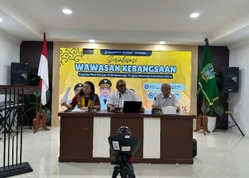 Badan Kesatuan Bangsa dan Politik (Kesbangpol) Provinsi Sumatera Utara bersama Satgaswil Sumatera Utara Densus 88 dan Dinas Pendidikan Provinsi Sumatera Utara menggelar sosialisasi bahaya Intoleransi, Radikalisme, dan Terorisme (IRET) di kalangan pelajar secara daring, Kamis (16/04/2026).