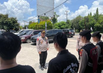 Personel Polres Ogan Ilir melalui Satuan Intelkam melaksanakan kegiatan pengamanan dan monitoring terhadap pelaksanaan Musyawarah Cabang (Muscab) DPC Partai Kebangkitan Bangsa (PKB) Kabupaten Ogan Ilir, Sabtu (18/4/2026).