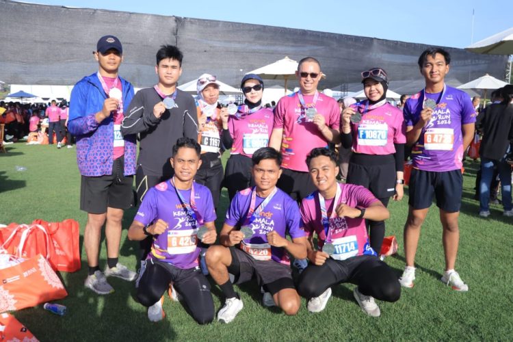 Polres Seruyan turut ambil bagian dalam ajang lari bergengsi Kemala Run 2026 yang digelar di Gianyar, Bali, pada Minggu (19/4).