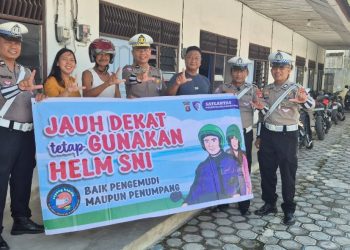 Dikmas kali ini digelar pada kawasan Jalan Patimura, Kota Palangka Raya, Kalimantan Tengah, yang dilakukan oleh Kanit Kamsel, Ipda Rahmadi bersama para personel kepada masyarakat setempat, Selasa (21/4/2026) siang.