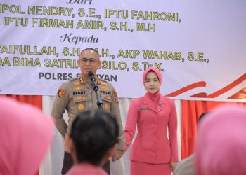 acara kenal pamit Wakapolres Seruyan, Kasat Intelkam, dan Kapolsek Hanau yang digelar di Aula Patriatama 95 Polres Seruyan pada Rabu 22/4/2026 mulai pukul 13.30 WIB.