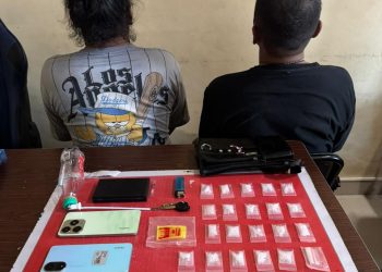 Pengungkapan berlangsung pada Selasa (28/4/2026) sekitar pukul 14.30 WIB di Jalan Pelajar (Villa Katimpun), Kelurahan Petuk Katimpun, Kecamatan Jekan Raya, Kota Palangka Raya. Dua terduga pelaku yang diamankan masing-masing berinisial S.E. (49) dan S. (46).