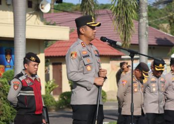 Polres Ogan Ilir melaksanakan Apel Siaga 1 yang dipimpin langsung oleh Kapolres Ogan Ilir, AKBP Bagus Suryo Wibowo, S.I.K., M.H., serta diikuti oleh seluruh Pejabat Utama (PJU) dan personel jajaran.
