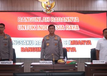 Divisi Hukum (Divkum) Polri menggelar penyuluhan hukum di Polda Kalteng, terkait Paradigma penegakkan hukum yang lebih Humanis, Korektif, Rehabilitatif dan Restoratif, bertempat di Aula Arya Dharma, Mapolda setempat, Selasa (5/5/2026).