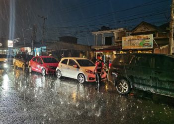 Personel Ditsamapta Polda Kalimantan Tengah (Kalteng) hadir di sejumlah SPBU guna memastikan situasi tetap aman, tertib, dan kondusif bagi masyarakat. Jumat (8/5/2026).