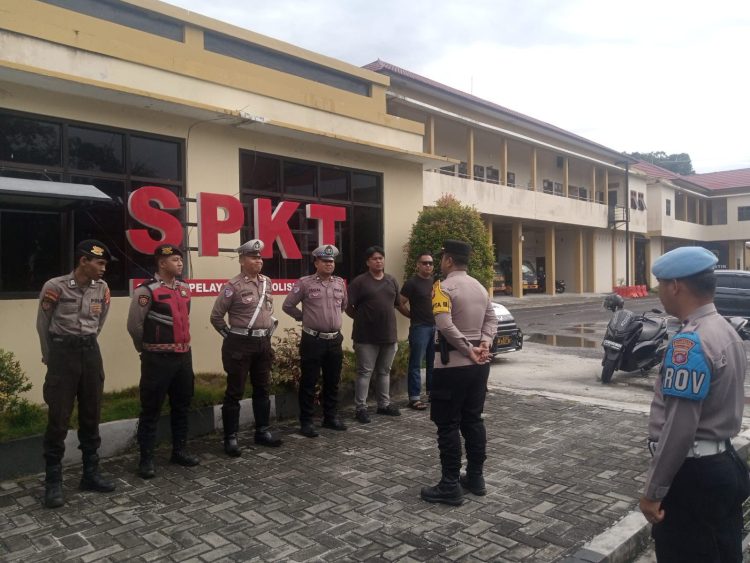 Pemeriksaan ini dilakukan oleh Aiptu Poniman dan Aiptu Joko Prasojo yang berlangsung di Mapolsek Bukit Batu, Jalan Tjilik Riwut Km. 33, Kelurahan Tankiling, Sabtu (9/5/2026).