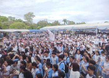 Polresta Palangka Raya melaksanakan pengamanan kegiatan Jalan Sehat dalam rangka Reuni Akbar 47 Angkatan SMPP dan SMAN-3 Kota Palangka Raya Tahun 2026 yang digelar di kawasan SMAN-3 Palangka Raya, Jalan G. Obos, Sabtu (9/5/2026).