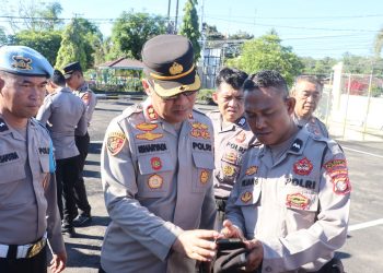 Seksi Propam Polresta Palangka Raya menggelar penegakan ketertiban dan disiplin (Gaktiblin) terhadap personel sebagai upaya memberikan contoh dan cermin yang baik dalam pelaksanaan tugas kepolisian.