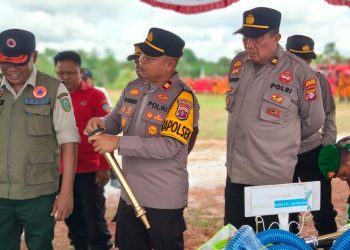 Polsek Cempaga Hulu Polres Kotim telah mengikuti kegiatan Apel Siaga Karhutla di PT. Bumi tama Gunajaya Agro (PT. BGA Grup) Desa Pantai Harapan Kec Cempaga Hulu Kab. Kotim Prov. Kalteng. Selasa Pagi (13/05/26).