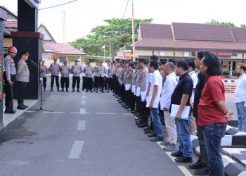 Kapolres Seruyan AKBP Beddy Suwendi, S.H., S.I.K., memimpin langsung kegiatan Apel Sore di lingkungan Polres Seruyan pada Rabu (13/5/2026) sekitar pukul 15.30 WIB.