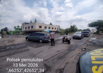 personel Polsek Pemulutan kembali melaksanakan kegiatan Strong Point pada Rabu (13/05/2026) sekitar pukul 07.00 WIB di wilayah hukum Polsek Pemulutan.