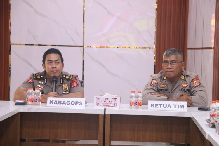 Kegiatan Super visi bertempat di Aula Polres Kotim, Ruang 110, Ruang SPKT Polres Kotim dan Ruang Bagops Polres Kotim. Selasa pagi (19/05/2026).