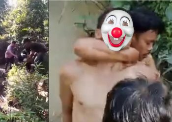 aksi kejar-kejaran antara polisi dan Roni sempat terjadi. Pelaku terjebak terjun ke kolam di dalam perkebunan sawit tersebut saat akan ditangkap.