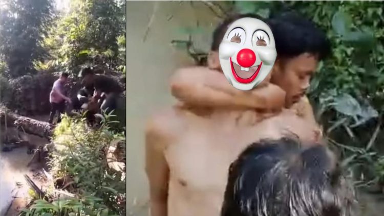 aksi kejar-kejaran antara polisi dan Roni sempat terjadi. Pelaku terjebak terjun ke kolam di dalam perkebunan sawit tersebut saat akan ditangkap.