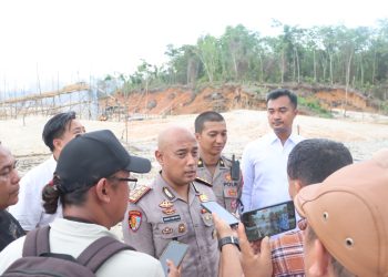 Polres Barito Utara melaksanakan kegiatan penegakan hukum berupa penyitaan dan pemusnahan lokasi yang diduga menjadi tempat aktivitas Pertambangan Emas Tanpa Izin (PETI), Senin (18/5/2026) pukul 13.00 WIB.