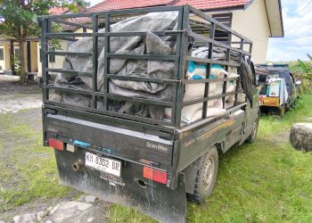 Polsek Jaya Karya Polres Kotawaringin Pengungkapan dugaan Tindak Pidana ekonomi tentang Penyalahgunaan peredaran pupuk bersubsidi di Jl.HM. Arsyad Desa Sei Ijum Raya Kec.Mentaya Hilir Selatan Kab.Kotim Prov.Kalteng, kejadian pada jumat pagi (22/05/26).