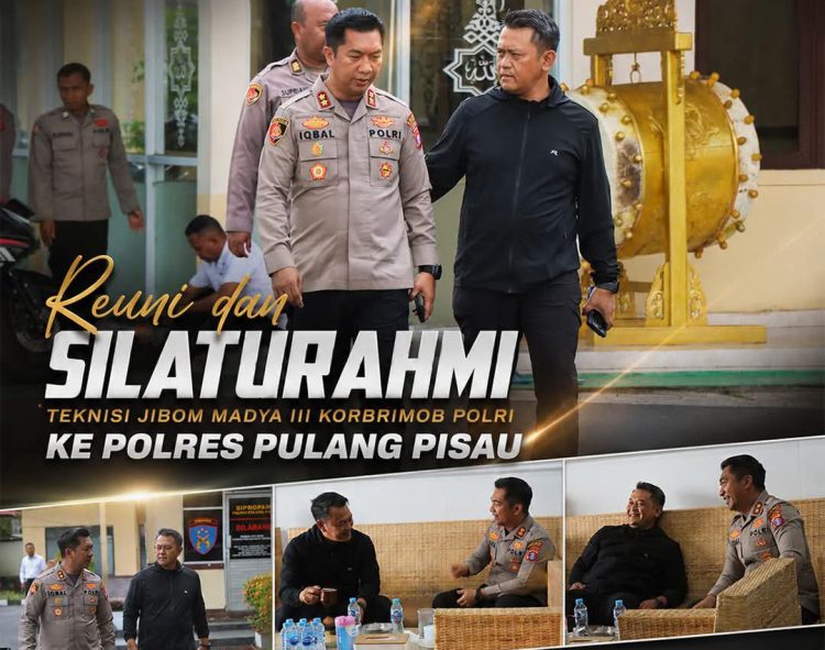 Kepolisian Resor (Polres) Pulang Pisau kembali menerima kunjungan istimewa dari mantan Kapolres Pulang Pisau, 𝗞𝗼𝗺𝗯𝗲𝘀 𝗣𝗼𝗹. 𝗠𝗮𝗱𝗮 𝗥𝗮𝗺𝗮𝗱𝗶𝘁𝗮, 𝗦.𝗜.𝗞., yang memimpin pada periode 2023-2025