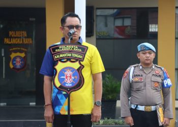 Kabag SDM Polresta Palangka Raya mengingatkan seluruh personel agar senantiasa menjaga disiplin dan menghindari segala bentuk pelanggaran menjelang akhir pekan