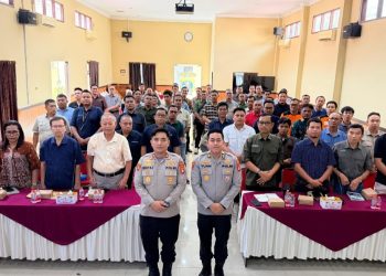 Kapolres Kotawaringin Timur (Kotim) pimpin rapat Koordinasi Rapat Kordinasi Bersama Usaha Perkebunan Kelapa Sawit di Kab Kotim Terkait Pencegahan Karhutla Dan Antisipasi Fenomena El Nino Godzilla,