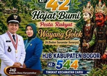 Pemerintah Desa Karyamekar, Kecamatan Cariu, Kabupaten Bogor, sukses menggelar Tasyakuran Hajat Bumi, Pesta Rakyat, dan peringatan Hari Jadi Desa Karyamekar ke-42, yang dirangkaikan dengan peringatan Hari Jadi Bogor ke-544 tingkat Kecamatan Cariu, Sabtu (09/05/2026).