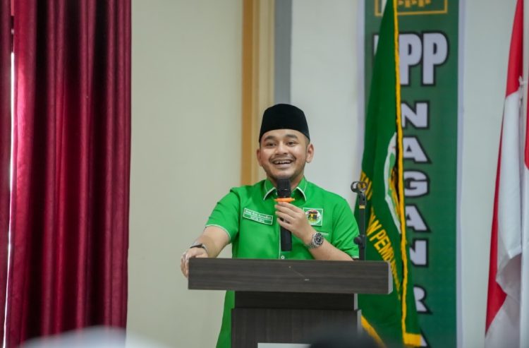 Mohd Rizki Ramadhan kembali terpilih secara aklamasi sebagai ketua partai berlambang Ka’bah untuk periode 2026–2031 dalam Musyawarah Cabang (Muscab) ke-V yang berlangsung di Hotel Grand Nagan, Minggu (10/05/2026).