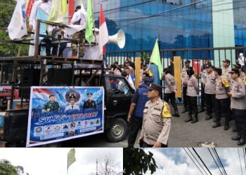 Aksi tersebut dipusatkan di sepanjang Jalan MH Sitorus dengan menyasar Kantor Wilayah Direktorat Jenderal Pajak Sumatera Utara I, Kantor Wilayah Direktorat Jenderal Pajak Sumatera Utara II, serta Kantor PLN Unit Pelaksana Pengelola Pembangkit dan Jaringan Pematangsiantar.