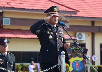 Upacara tersebut dipimpin langsung oleh Kapolres Katingan AKBP Dodik Hartono, S.H., S.I.K., M.H., dan diikuti oleh seluruh personel Polres Katingan. Senin (01/6/2026) Pagi.