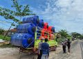 Satlantas Polres Kotim melaksanakan kegiatan Patroli dan Sosialisasi Edukasi tentang larangan penggunaan kenalpot yang tidak sesuai Spesifikasi Teknis, Sosialisasi Over Loading dan Cegah Anak Mengendarai Motor. Rabu (03/06/26) siang.