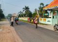 Personel Polsek Tanjung Batu melaksanakan kegiatan Strong Point pagi dan pengaturan lalu lintas pada Kamis (04/06/2026) mulai pukul 06.30 WIB.