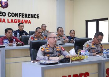 Kapolres Seruyan AKBP BEDDY SUWENDI, S.H., S.I.K. mengikuti kegiatan Analisis dan Evaluasi (Anev) Kamtibmas Polda Kalimantan Tengah dan Polres Jajaran pada Kamis 4/6/2026 pukul 09.00 WIB, bertempat di Gedung Vicon Wicaksana Laghawa Polres Seruyan.