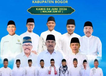 kegiatan Pengajian Bulanan Desa Ciangsana, Kecamatan Gunung Putri, Kabupaten Bogor, yang digelar pada Kamis (4/6/2026) di Aula Kantor Desa Ciangsana.