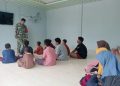 Babinsa Desa Nenas Siam, Kodim 0208/As, Korem 022/PT melaksanakan kegiatan sosialisasi di Panti Asuhan ATRH. Thohiriyah, Desa Nenas Siam, Kecamatan Medang Deras, Kabupaten Batu Bara.
