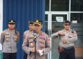 Apel kesiapan digelar pada Kantor Mandiri Tunas Finance, Jalan G. Obos, Kota Palangka Raya, Kalimantan Tengah, yang akan menjadi lokasi berlangsungnya aksi damai, Rabu (10/6/2026) siang.