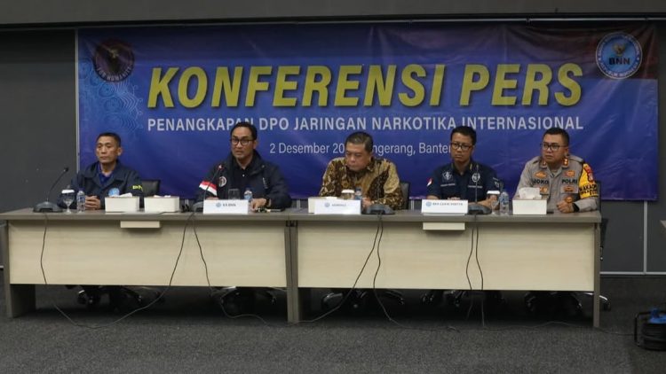 Konferensi Pers BNN RI