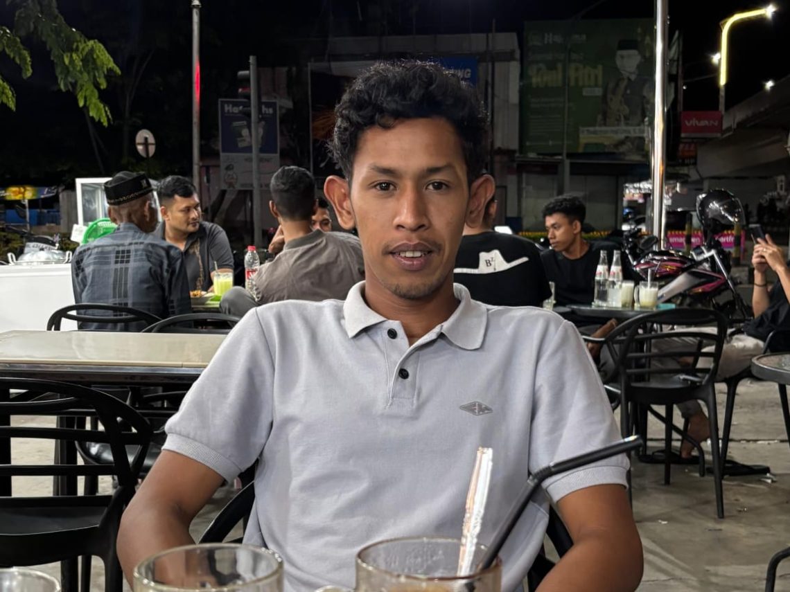 Samsuardi salah seorang pemuda Beutong Ateuh Banggalang.