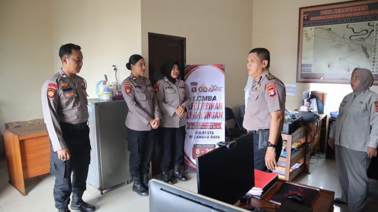 Kasiwas AKP Johanes Wimbo Nirwono selaku ketua tim penilai mewakili Kapolresta Palangka Raya Kombes Pol Dedy Supriadi, S.I.K., M.H., Jumat (12/6/2026).